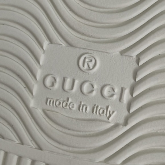 GUCCI‎ NEW soft Lam leather sneakers authentic 100% - Picture 12 of 15